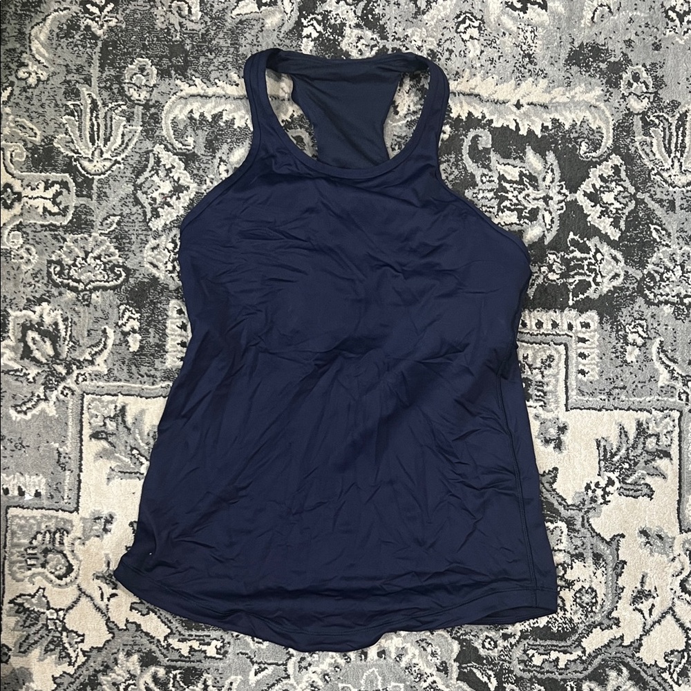 lululemon Navy Blue Women's Tank Top